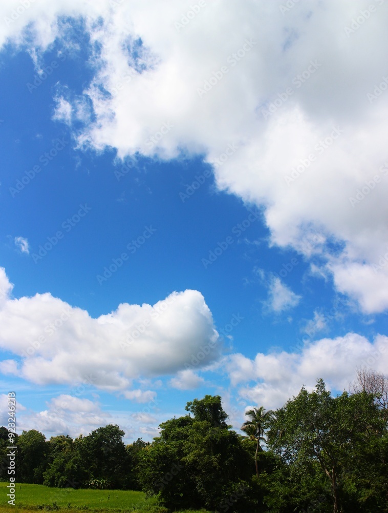 Blue sky and cloud with green mountain. Blue sky and cloud with green mountain.