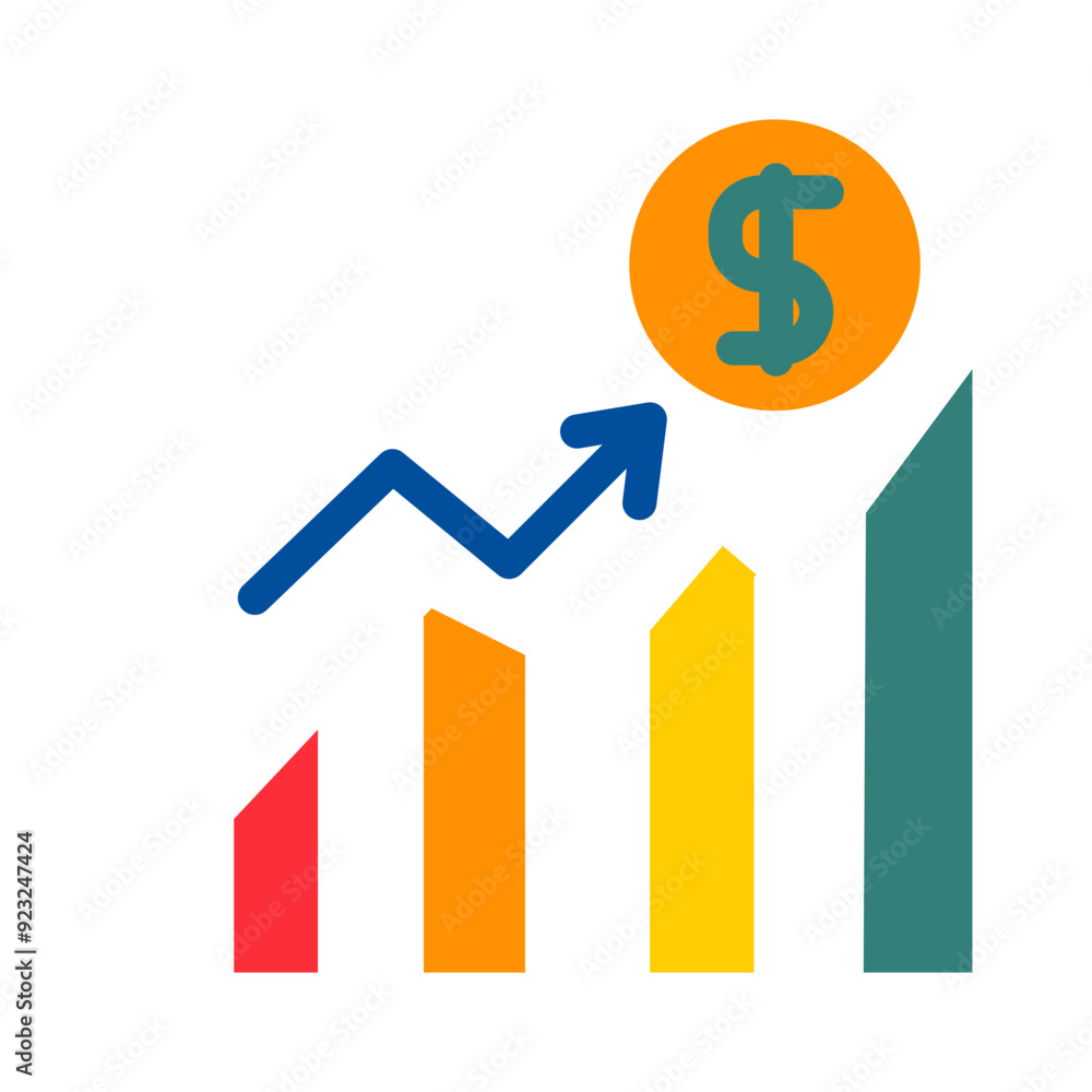 Economic Growth icon Economic Growth icon