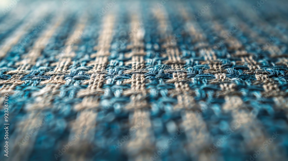 Ultra-sharp close up of a textured fabric, showing the weave pattern with clear 3D shading Ultra-sharp close up of a textured fabric, showing the weave pattern with clear 3D shading