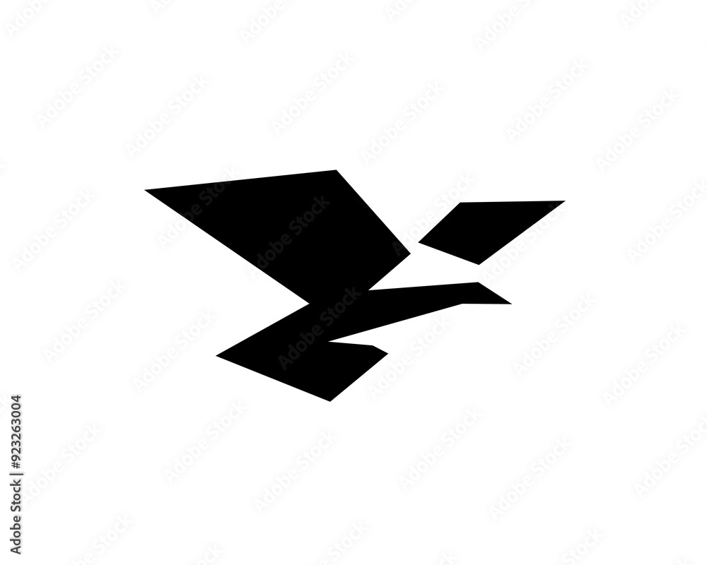 simple abstract eagle falcon logo design template illustration inspiration simple abstract eagle falcon logo design template illustration inspiration