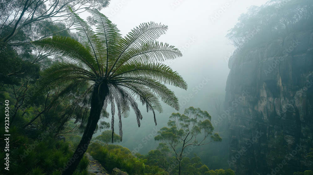 tropical forest in the clouds over the mountains tropical forest in the clouds over the mountains
