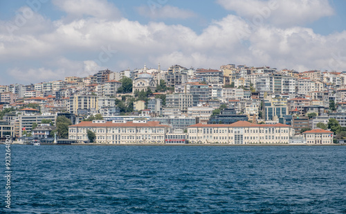 Istanbul's stunning skyline along the Bosphorus coast, with historic buildings