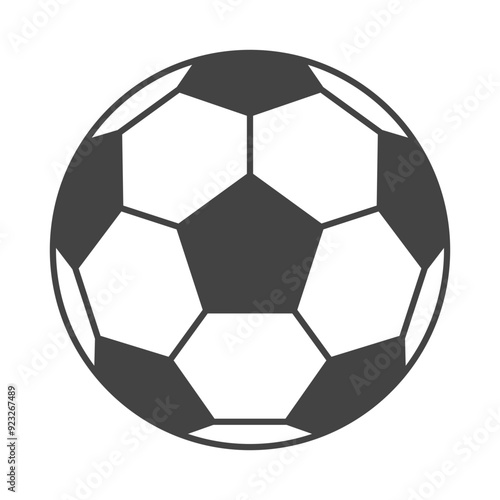 Soccer ball icon. Football icon. Vector.