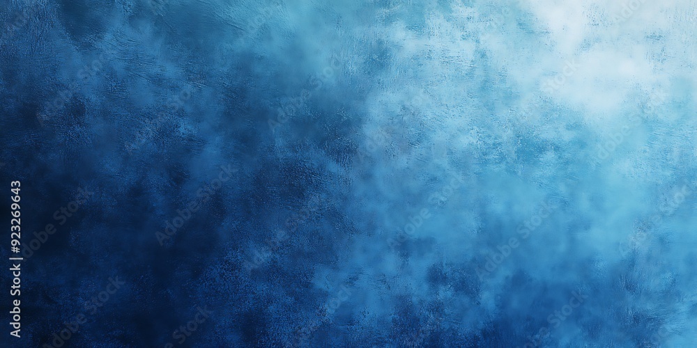 Obraz premium Abstract watercolor paint background dark blue color grunge texture for background. Blue gradient background 