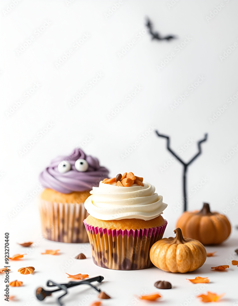 cupcake, halloween, white background cupcake, halloween, white background