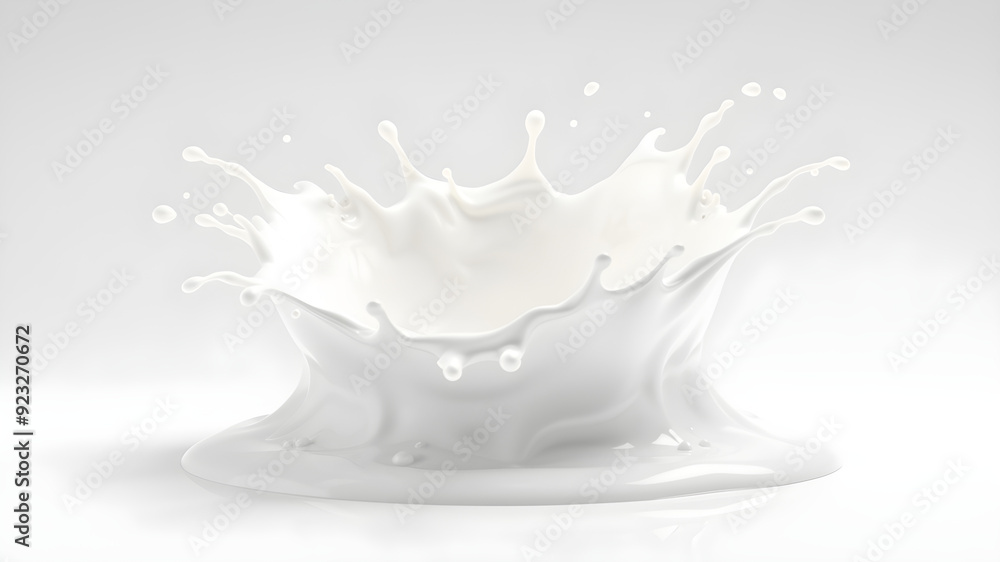 milk splash on white background splash water drop falling abstract background with bubbles milk splash on white background splash water drop falling abstract background with bubbles