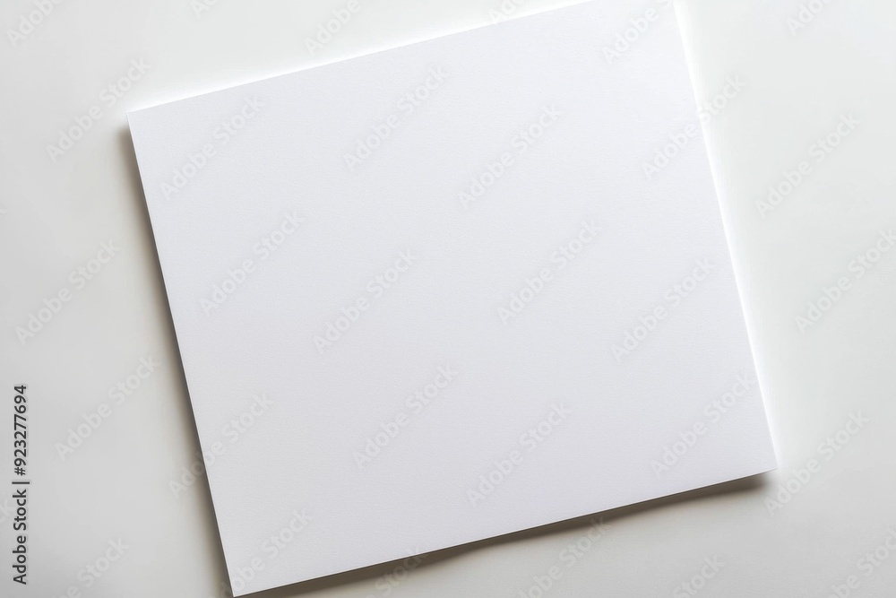 Blank A4 Paper Mockup on Isolated Background created with Generative AI Blank A4 Paper Mockup on Isolated Background created with Generative AI