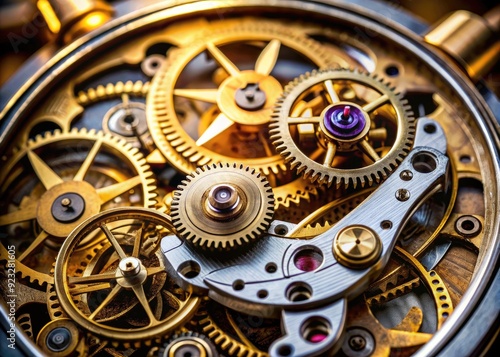 precise watchmaking intricate mechanism closeup