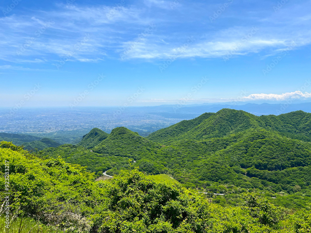 Obraz premium 榛名山から見下ろす風景