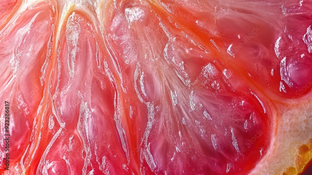 Close-up of a Grapefruit's Inner Texture Close-up of a Grapefruit's Inner Texture