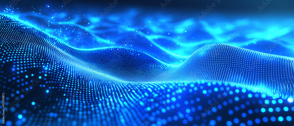 Abstract Blue Digital Wave Background, Perfect for Technology and Science Concepts, Perfect for Technology an Abstract Blue Digital Wave Background, Perfect for Technology and Science Concepts, Perfect for Technology an