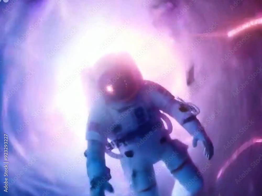 Astronaut falling into a black hole accident in space aircraft ocket crash Generative AI Astronaut falling into a black hole accident in space aircraft ocket crash Generative AI