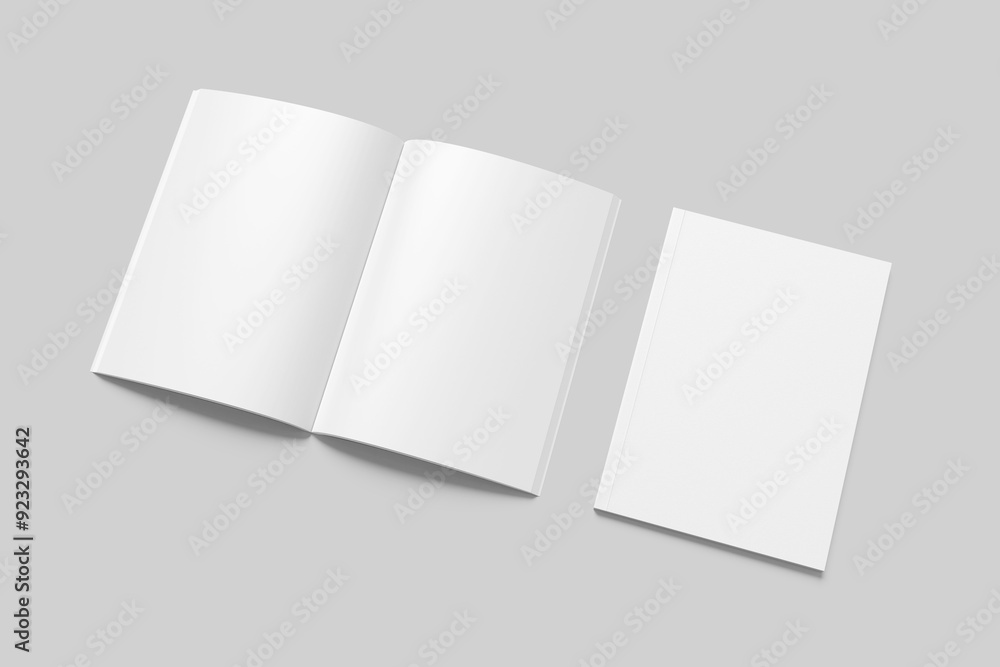 A4 Magazine Blank Mockup A4 Magazine Blank Mockup
