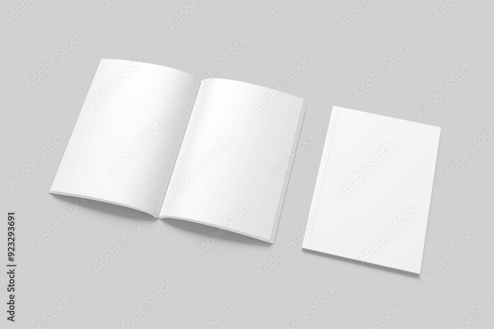 A4 Magazine Blank Mockup A4 Magazine Blank Mockup