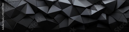 Dark grey triangle pattern background