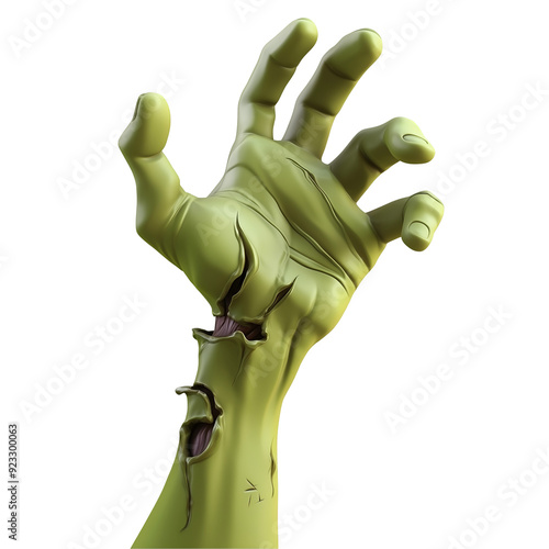 3D Halloween Zombie Hand for Spooky Decorations and Designs