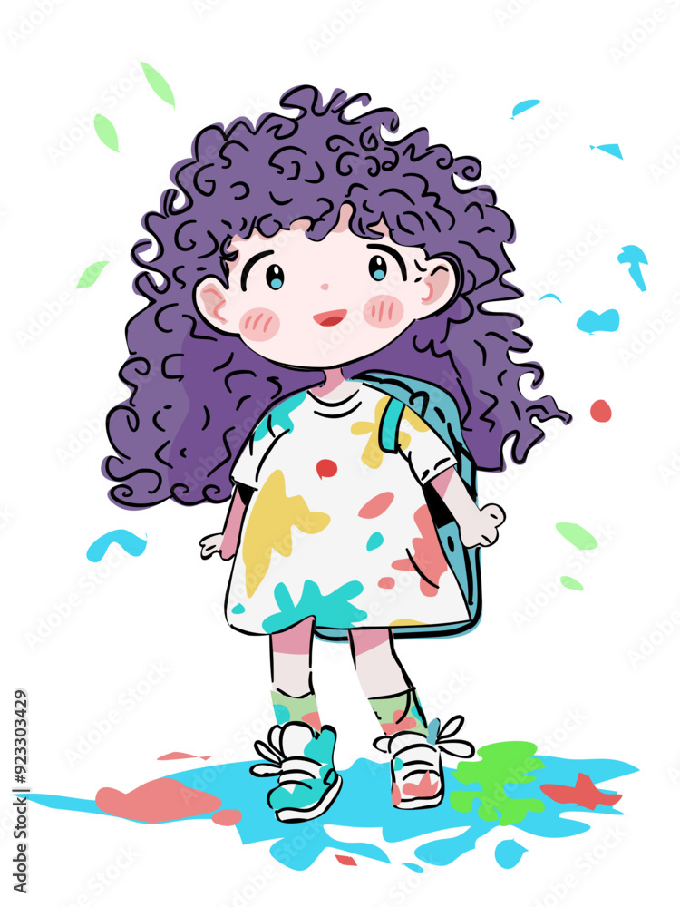 Cute girls, cute cartoon images, background images, print work, graphic work, can be customized and modified. Cute girls, cute cartoon images, background images, print work, graphic work, can be customized and modified.