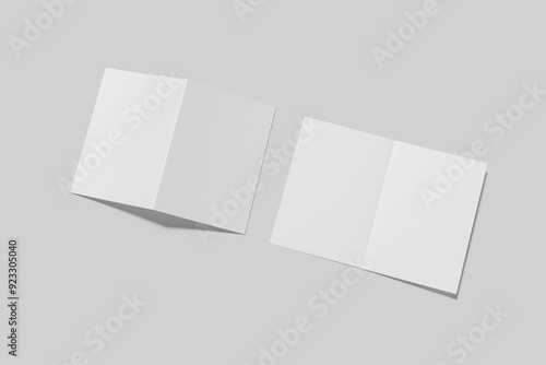 A5 Bifold Brochure Blank Mockup