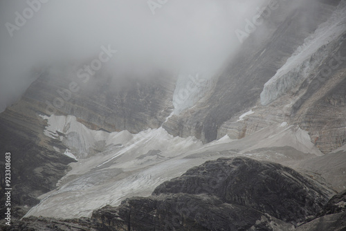 A natural scenic area in Daocheng County, Ganzi Tibetan Autonomous Prefecture, Sichuan Province, China photo