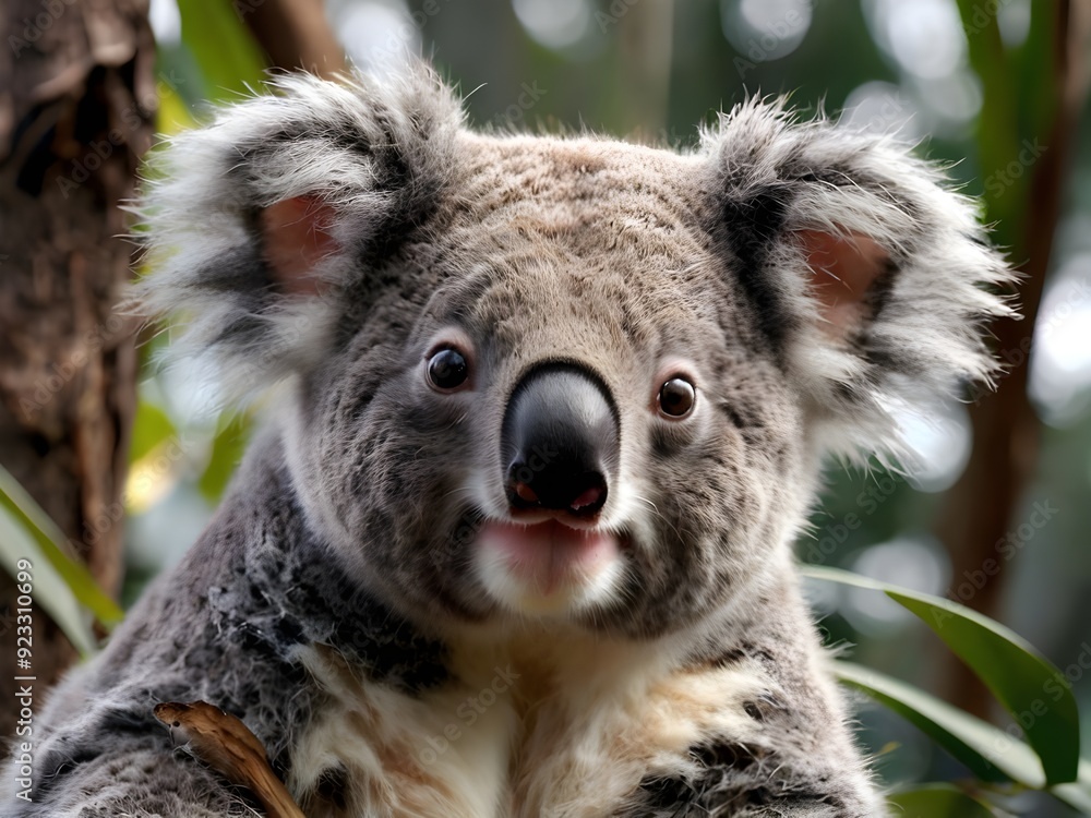 Fototapeta premium cute koala in the forest