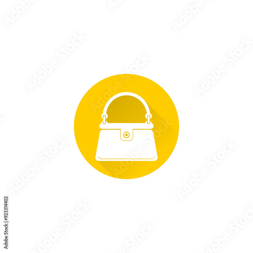 Women handbag icon isolated on transparent background