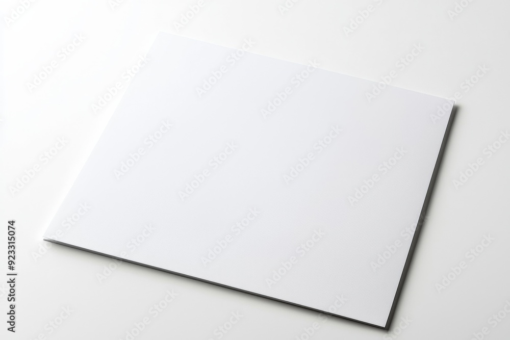 Blank A4 Paper Mockup on Isolated Background created with Generative AI Blank A4 Paper Mockup on Isolated Background created with Generative AI