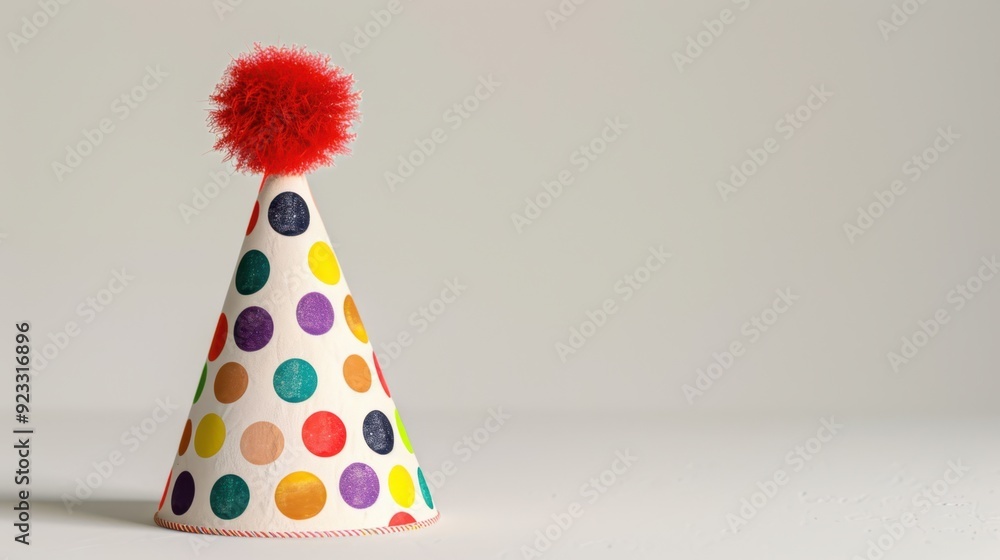 The polka dot party hat The polka dot party hat