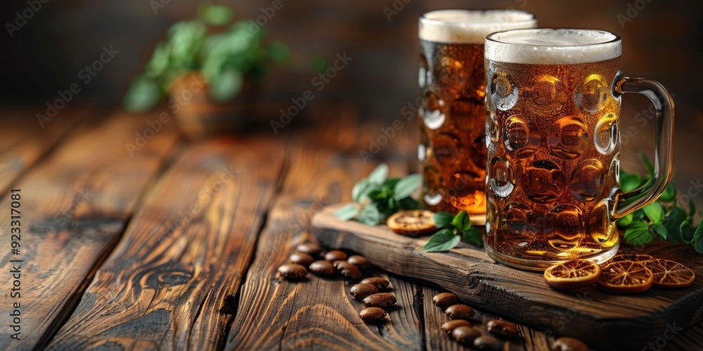 Oktoberfest background, copy space Oktoberfest background, copy space
