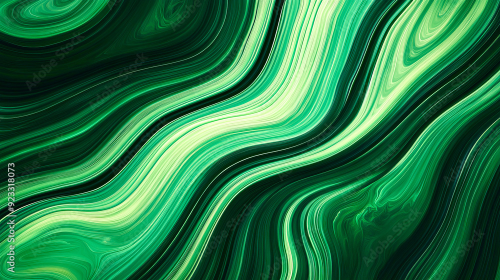 Abstract organic green lines as wallpaper background illustration Abstract organic green lines as wallpaper background illustration