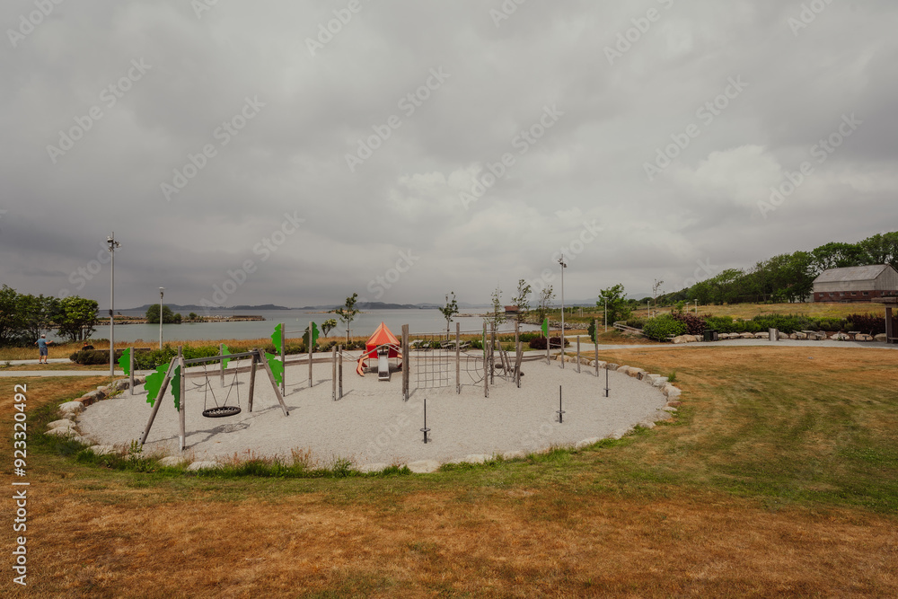 Playground by the water Playground by the water
