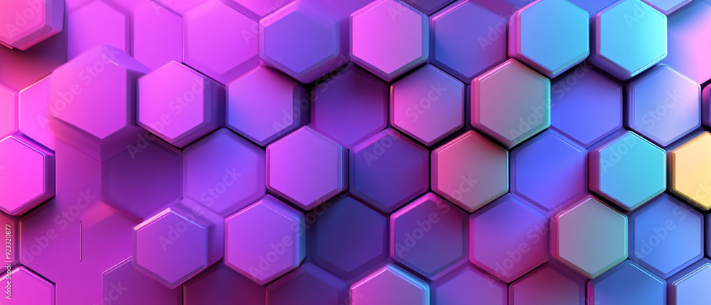 Abstract Geometric Pattern of Hexagons in Vibrant Purple and Blue Hues, Abstract Geometric Pattern of Hexagons in Vibrant Purple and Blu Abstract Geometric Pattern of Hexagons in Vibrant Purple and Blue Hues, Abstract Geometric Pattern of Hexagons in Vibrant Purple and Blu