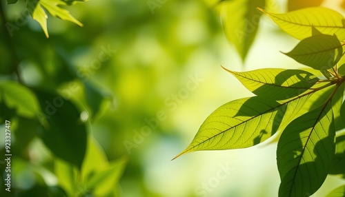 a close up of a leafy tree with the sun shining through it.