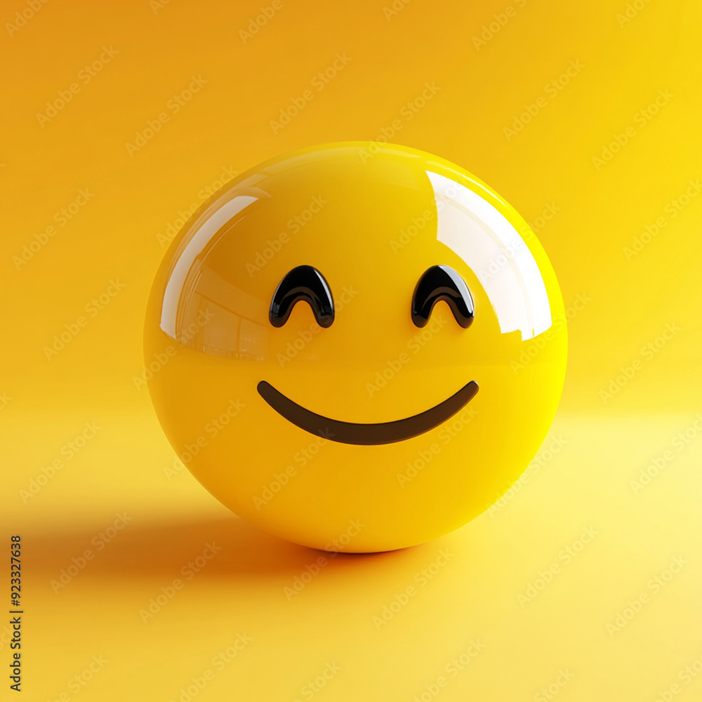 Fototapeta premium 3d smiley face