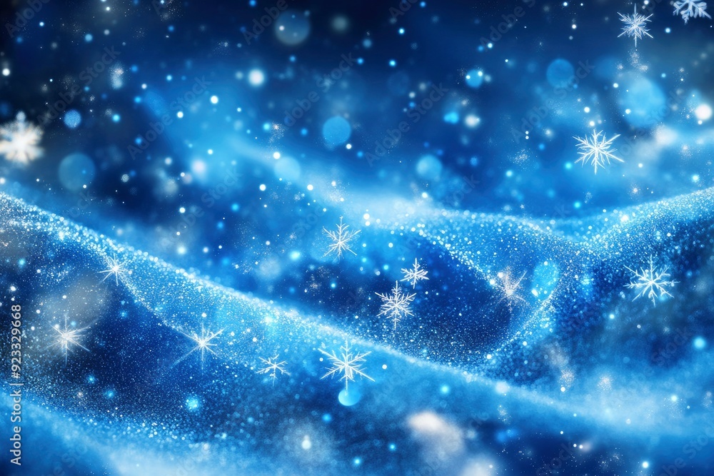 Abstract blue background. Christmas background, ai Abstract blue background. Christmas background, ai