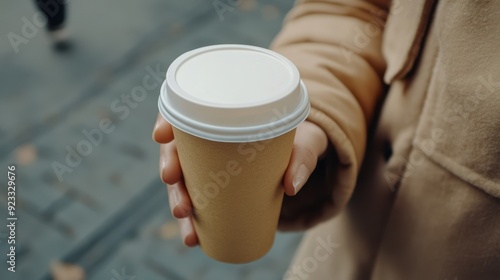 The takeaway coffee cup photo