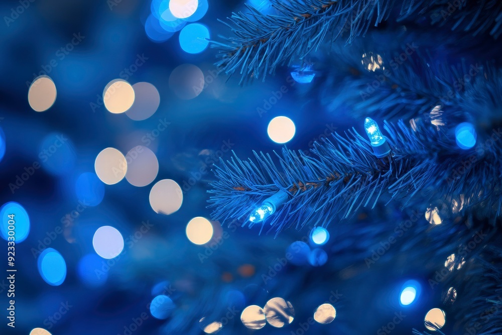 Abstract blue background. Christmas background, ai Abstract blue background. Christmas background, ai