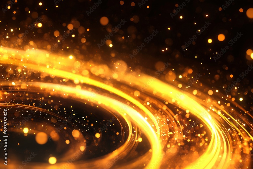 Abstract golden ring background , ai Abstract golden ring background , ai