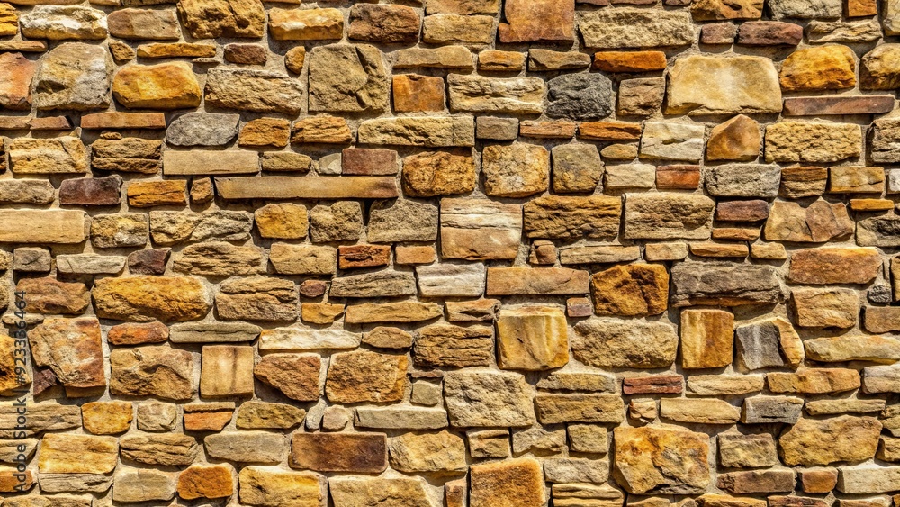 Obraz premium Stone wall texture seamless pattern with rough and weathered surface , stone, wall, texture, seamless, pattern