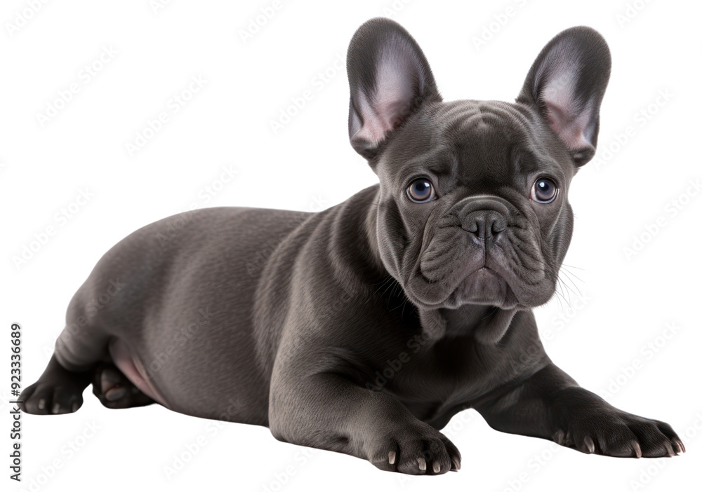 Fototapeta premium PNG French bulldog animal mammal pet.