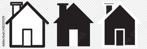 Web home icon for apps and websites, House icon, Home sign in circle or Main page icon. EPS 10.