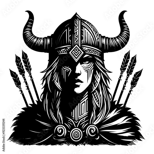 Viking Shield Maiden Warrior 