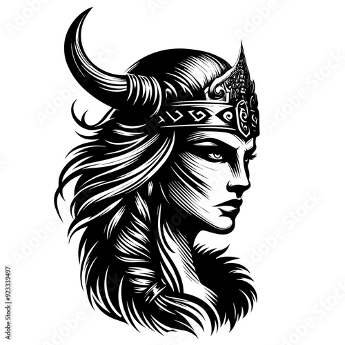 Viking Shield Maiden Warrior 