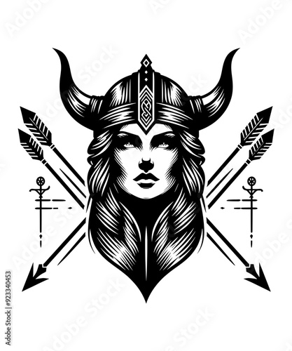 Viking Shield Maiden Warrior 