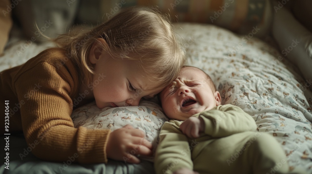 Endearing Moment of Sibling Bonding Endearing Moment of Sibling Bonding