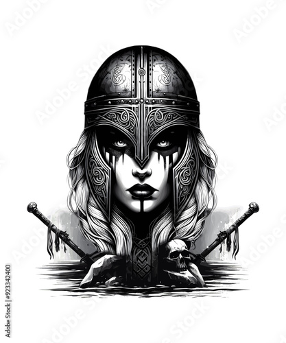 Viking Shield Maiden Warrior