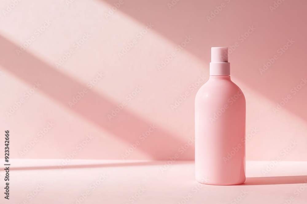 close up photo of premium skincare bottle, serum, bottle spray, soft pastel pink colors, soft light, light pink background close up photo of premium skincare bottle, serum, bottle spray, soft pastel pink colors, soft light, light pink background