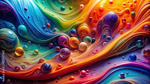 Abstract colorful liquid backgrounds in a vibrant spectrum of colors , liquid, background, abstract, vibrant, spectrum, colors, texture