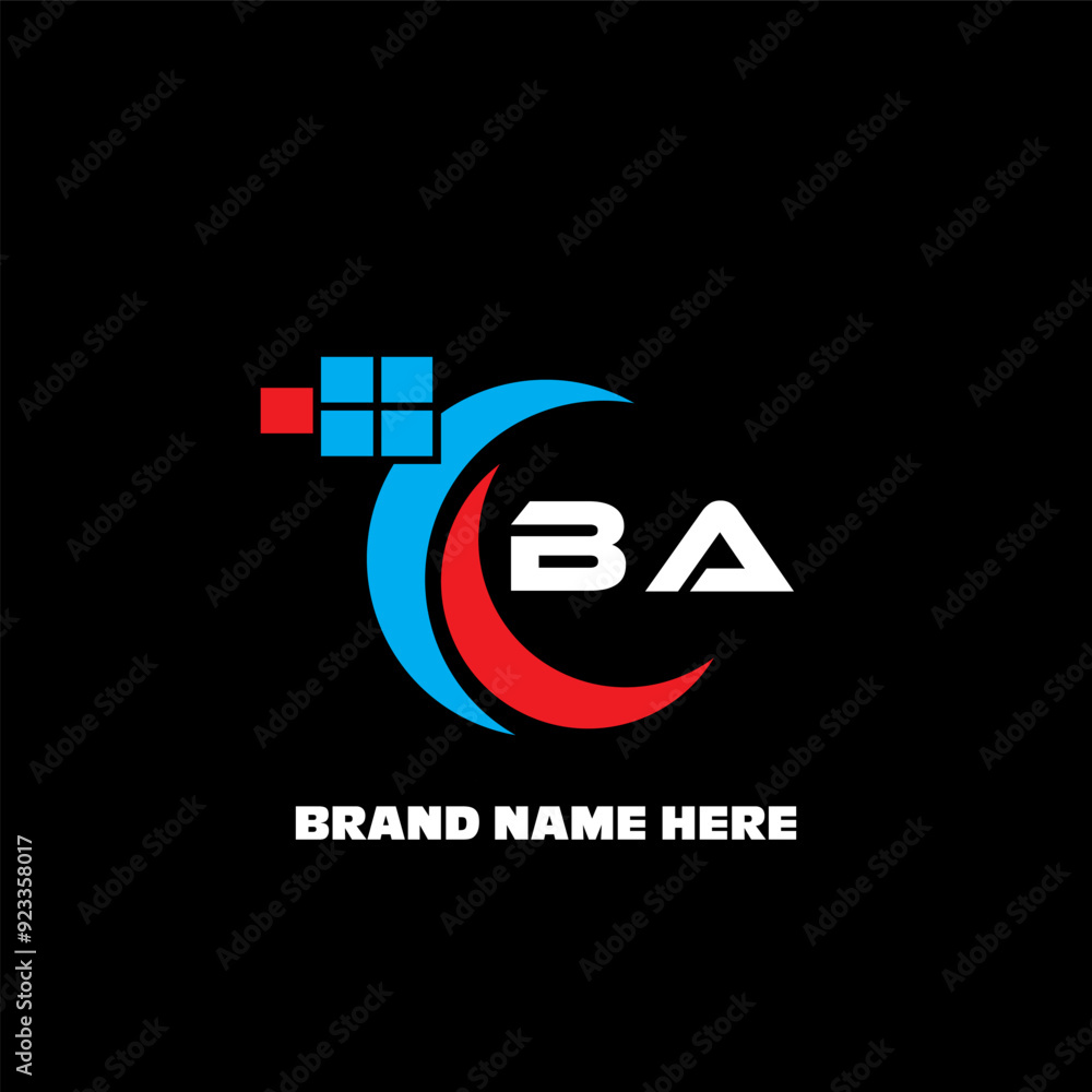 BA letter logo modern logo design on black color background
BA letter logo modern logo design on black color background
