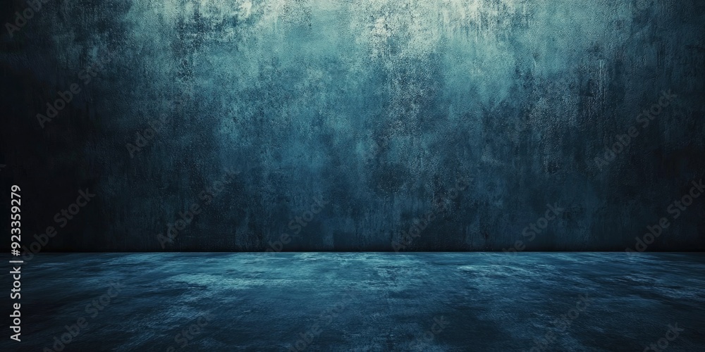 Abstract image of Studio dark room concrete floor texture background with lighting effect , ai Abstract image of Studio dark room concrete floor texture background with lighting effect , ai