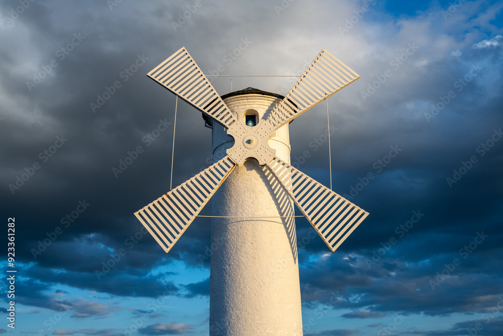old windmill in Swinoujscie in Poland